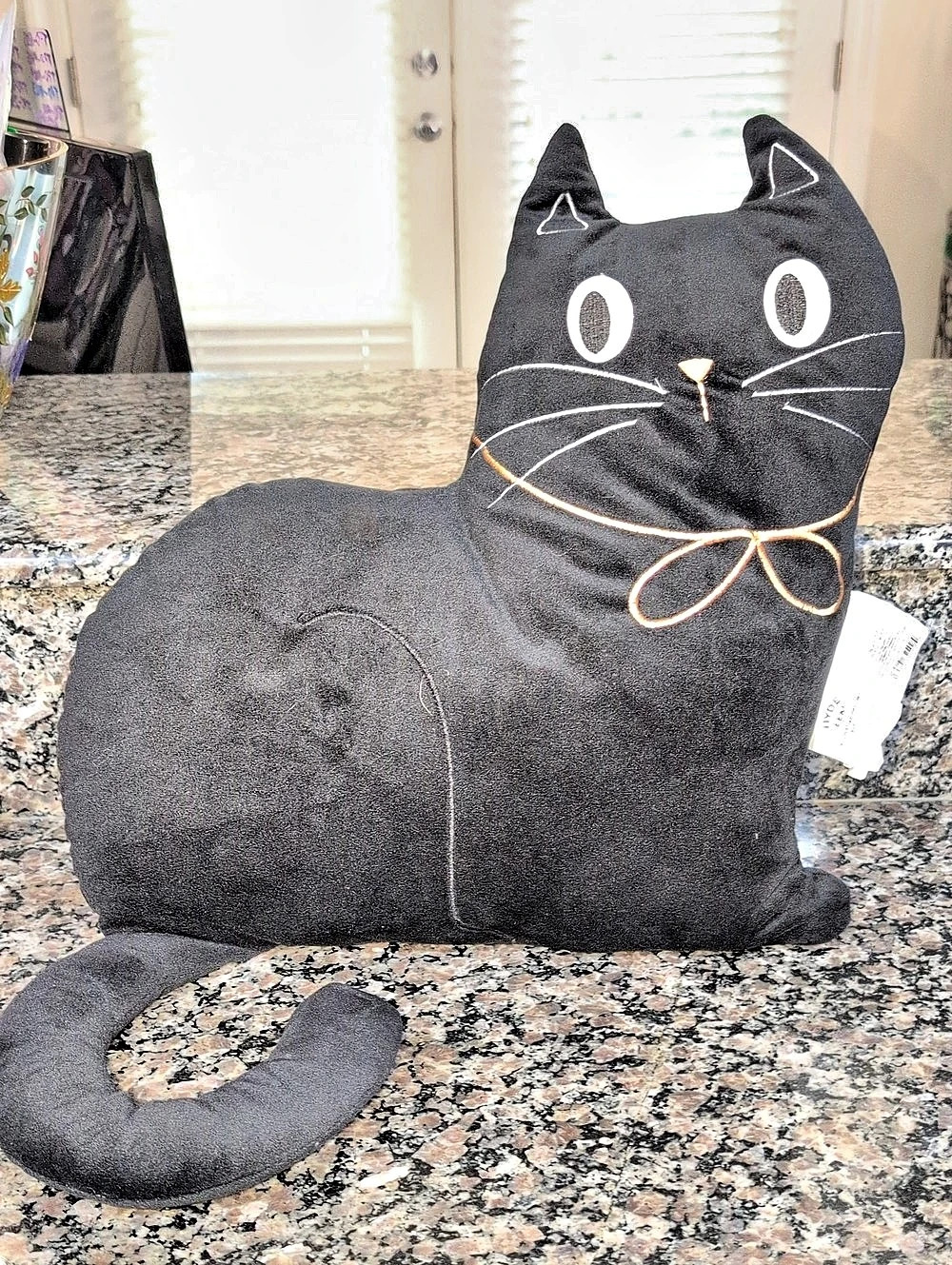 Hyde & EEK! Boutique Decorative Pillow Cat Black Cat Decorative Pillow NWT